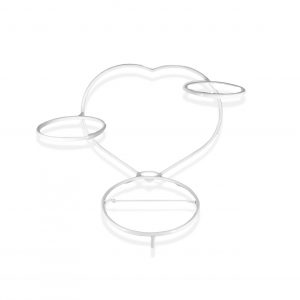 PEDESTAL CORAZON 3 CIRCULOS M