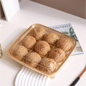 ESTUCHE PARA BOCADITOS DOR  GR X9 22X22X6CM