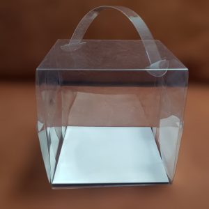 CAJA CUPCAKE X1 PLASTICO 10X10X12CM