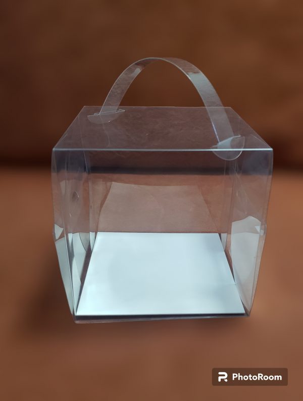 CAJA CUPCAKE X1 PLASTICO 10X10X12CM
