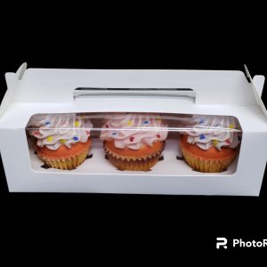 CAJA CUPCAKE X 3 LONCHERA