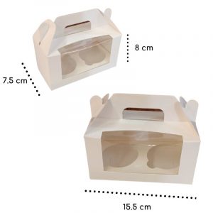 CAJA CUPCAKE X2 LONCHERA X10.