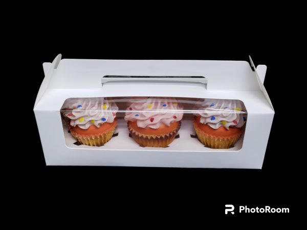 CAJA CUPCAKE X 3 LONCHERA X10.