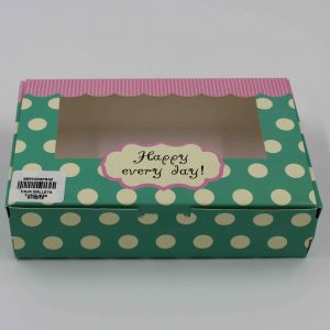 CAJA GALLETA TURQUEZA 18X12X4,5CM