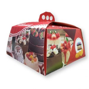 CAJA TORTA LONCHERA 26X13 PAQX100 IMPRESA