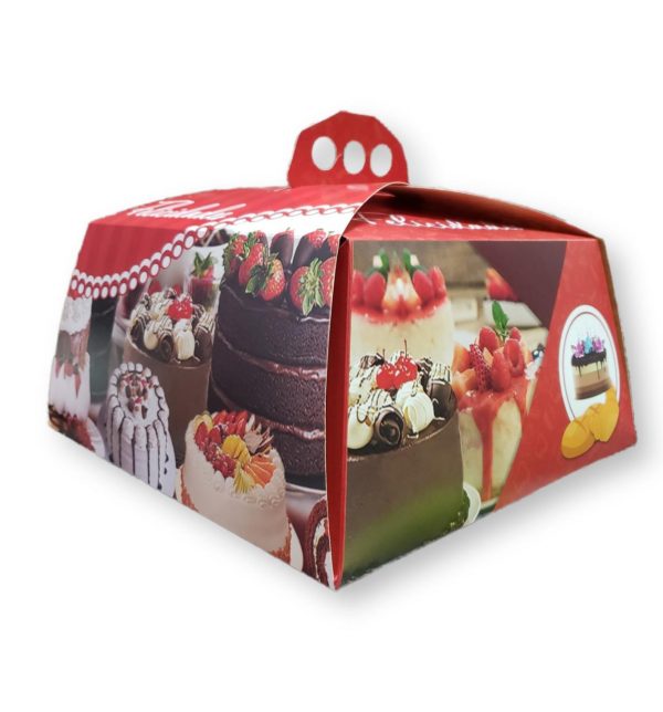 CAJA TORTA LONCHERA 26X13 PAQX100 IMPRESA