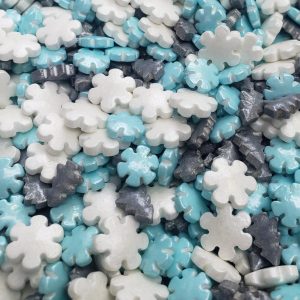 GRAGEA COPO DE NIEVE AZUL/BLANC Y ARBOLPLAT 50GR