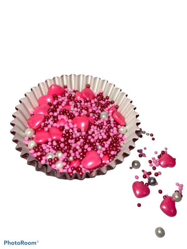 GRAGEA MIX CORAZON ROSA GR 50GR