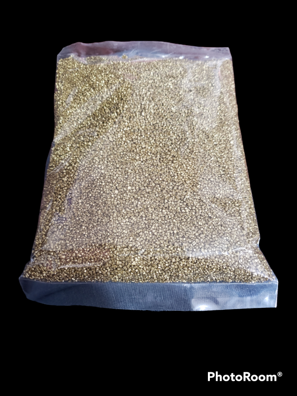 CRISTALES COLOR DORADO 100G