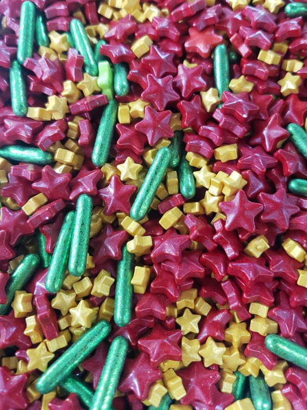 GRAGEA ESTRELLA ROJA , DORADA Y PALOS VERDES 1KG