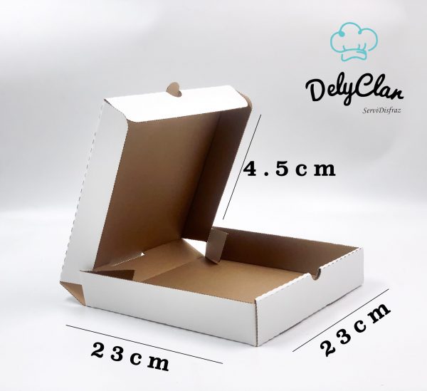 CAJA BOCADITO/PIZZA 23X23X4.5CM