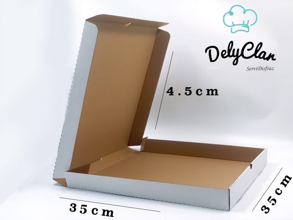 CAJA BOCADITO/PIZZA 35X35X4.5CM
