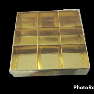 CAJA CHOCOLATE Y FRUTILLA X 9 DIV