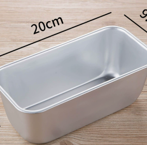 MOLDE PAN 20CMX9.7CM PLATEADO