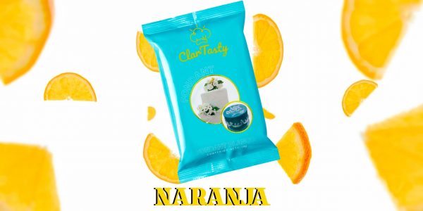 FONDANT SABOR NARANJA X 12 UNIDADES