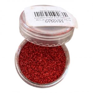 DIAMANTINA ESCARCHA ROJA AMERICANA 250GR