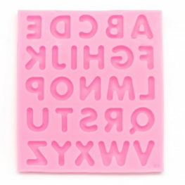 MOLDE SILICON 029 ABECEDARIO 10X11.5CM