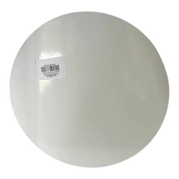 BASE BLANCA 20CM REDONDA PAQX50