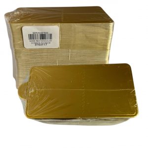 BASE RECTANGULAR DORADA 10,5X5CM