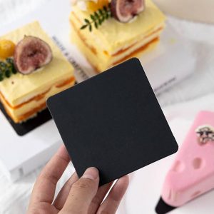 BASE NEGRA 7.8CM CUADRADA PAQX50