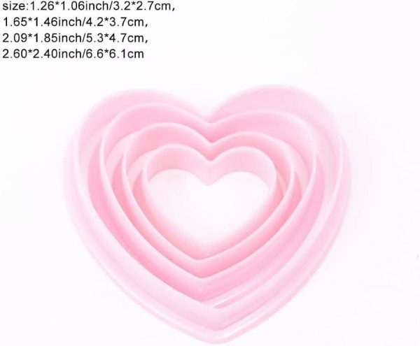 CORTADOR CORAZON X4 PLASTICO