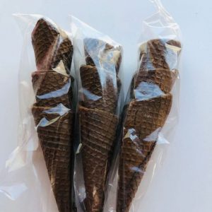 CONO CHOCOLATE PARA HELADO 30 PAQ DE 12UNID