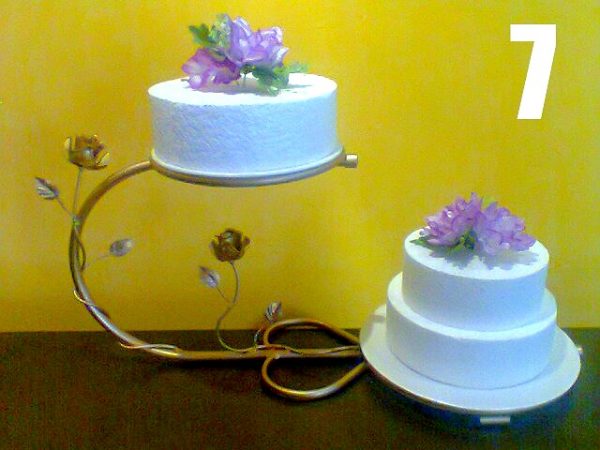 PEDESTAL ROSA X 2