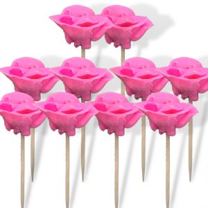 FLOR PALILLO ROSADO X12
