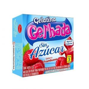 GELATINA SIN AZUCAR FRAMBUESA
