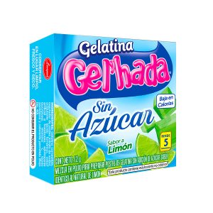 GELATINA SIN AZUCAR LIMON