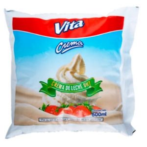 CREMA DE LECHE FUNDA VITA  500ML