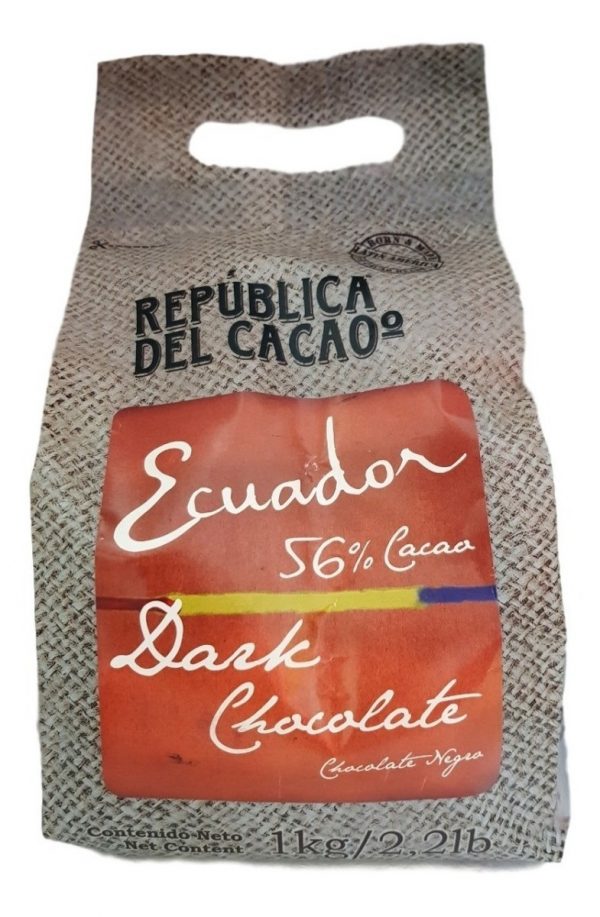 CHOCOLATE NEGR 56% 500 GR