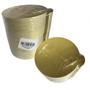BASE DORADA 8CM REDONDA PAQX100
