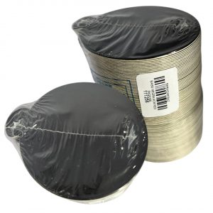 BASE NEGRA 8CM RED PAQX100