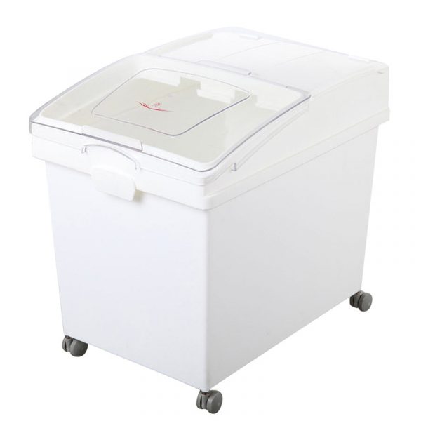 CONTENEDOR PLASTICO 51X36X42CM 45L RUEDAS