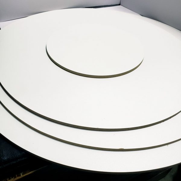 BASE MADERA BLANCA 30CM RED