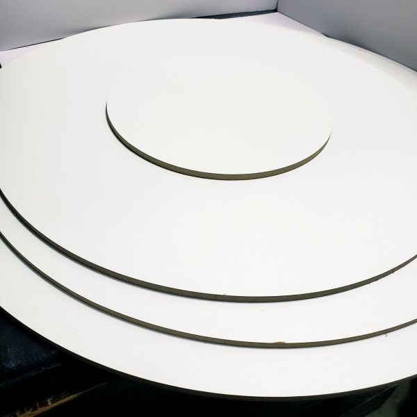BASE MADERA BLANCA 35CM RED