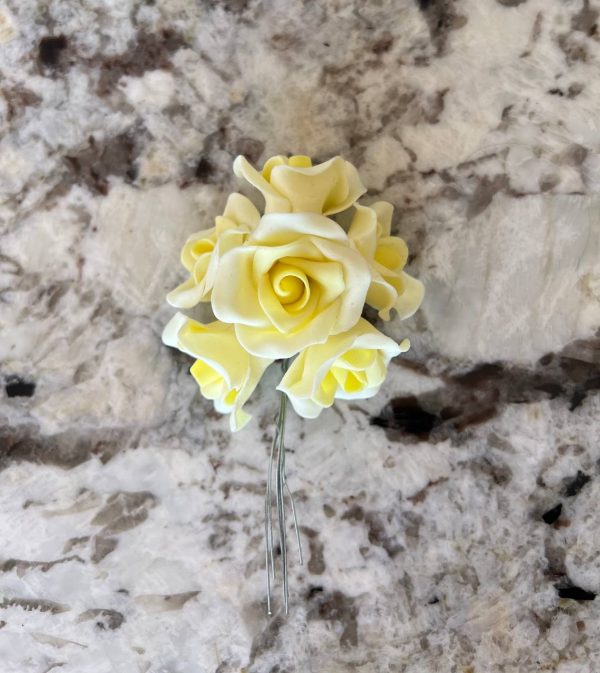 ROSA X 6 AMARILLO BAJO