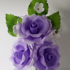 3 HOJAS RAMO LARGO MORADO