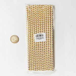 PALOS CAKE POP DORADO CON RAYA APROX 90UNID