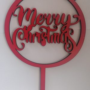 TOPPER MERRY CHRISTMAS