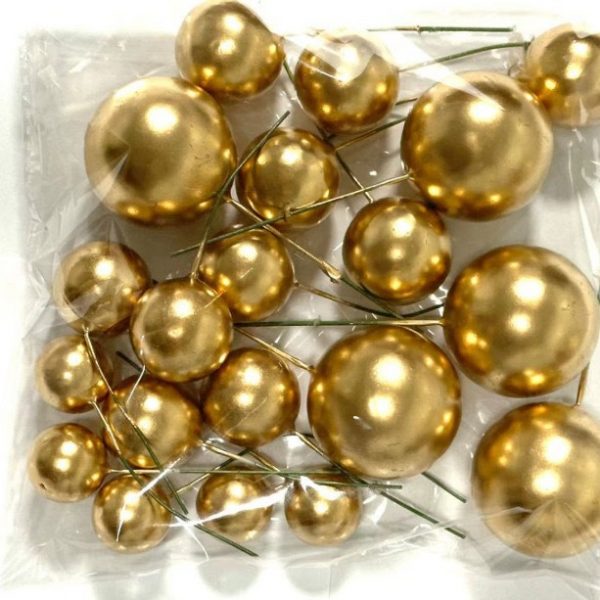 GLOBOS DORADOS PAQX20