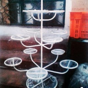 PEDESTAL ARBOL X 13 BLANCO