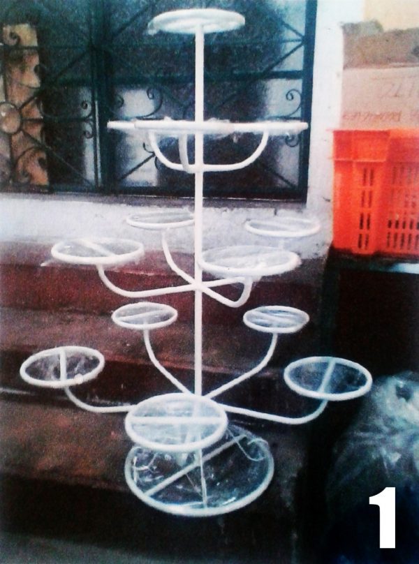 PEDESTAL ARBOL X 13 BLANCO