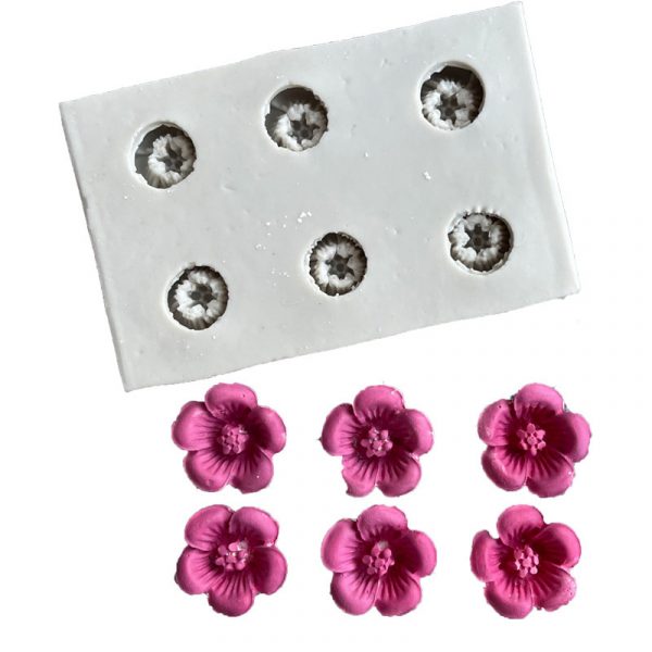 MOLDE SILICON 551 FLORES PEQUEÑAS