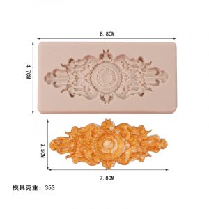 MOLDE SILICON 928 ARABESCO FLOR