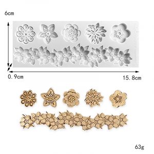 MOLDE SILICON 932 GIRNALDA Y FLORES