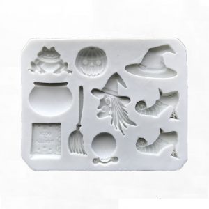 MOLDE SILICON 953 BRUJAS X 10
