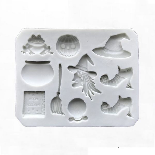 MOLDE SILICON 953 BRUJAS X 10