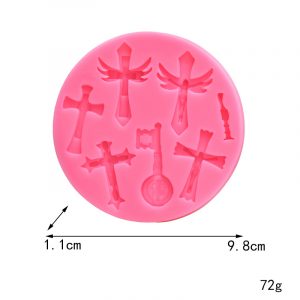 MOLDE SILICON 955 CRUCES Y LLAVES
